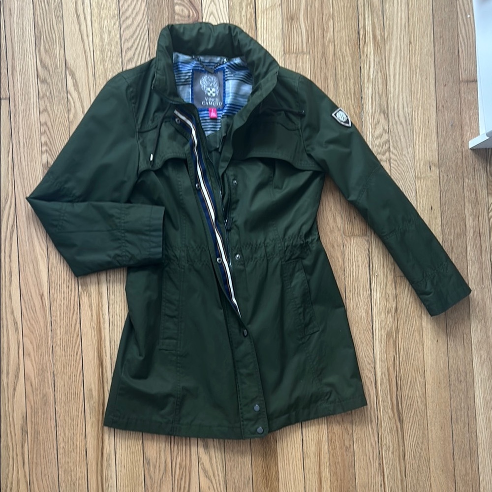 Vince Camuto Women's Green rain ☔️ Jacket